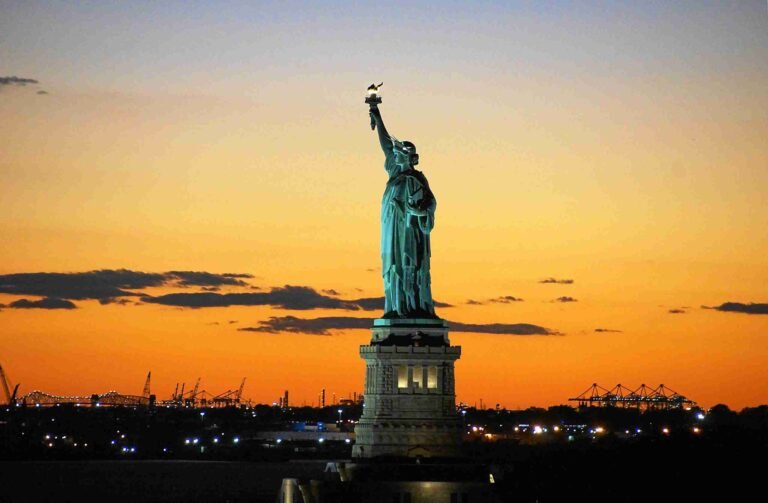 Statue of Liberty Stands Tall as Nation Faces Uncertain Future