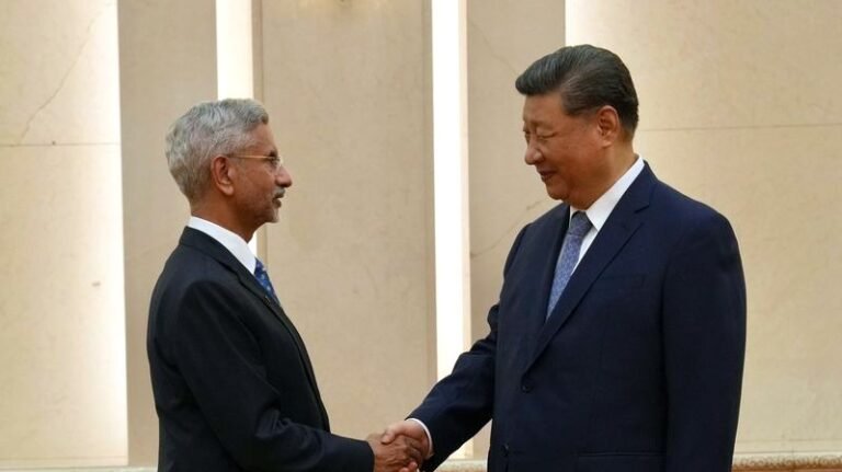 ਭਾਰਤੀ ਵਿਦੇਸ਼ ਮੰਤਰੀ ਚੀਨੀ ਰਾਸ਼ਟਰਪਤੀ ਸ਼ੀ ਜਿਨਪਿੰਗ ਨੂੰ ਮਿਲੇ