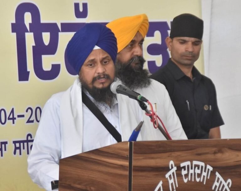 ਗਿਆਨੀ ਹਰਪ੍ਰੀਤ ਸਿੰਘ ਪੰਜ ਮੈਂਬਰੀ ਕਮੇਟੀ ਵੱਲੋਂ ਬਣਾਏ ਅਕਾਲੀ ਦਲ ਦੇ ਪ੍ਰਧਾਨ ਚੁਣੇ