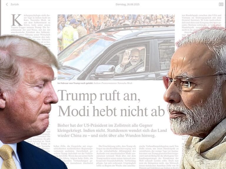 Modi Ignored Trump’s Calls, Claims German Newspaper FAZ Report