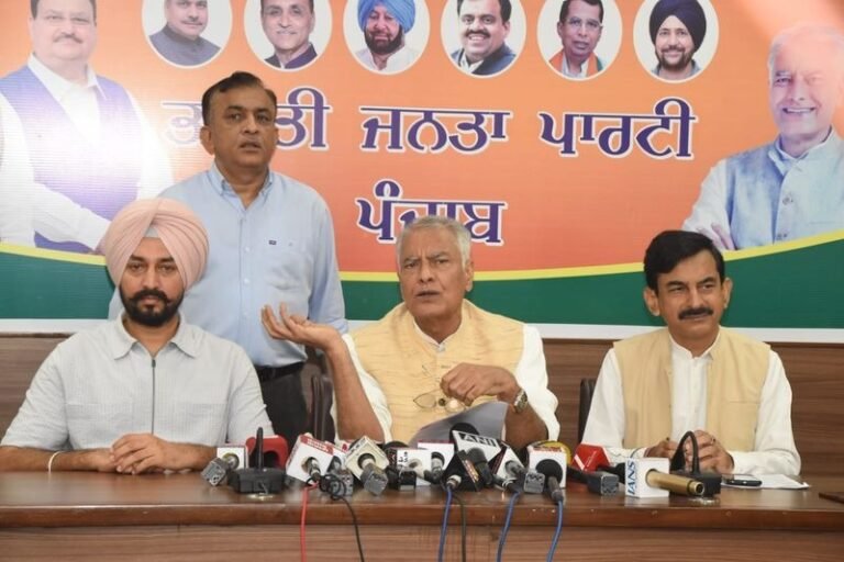 ਪੰਜਾਬ ਸਰਕਾਰ ਦਿੱਲੀ ਦੇ ਆਗੂਆਂ ਨੂੰ ਮਾਨ ਨੇ ਠੇਕੇ ’ਤੇ ਦਿੱਤੀ: ਜਾਖੜ