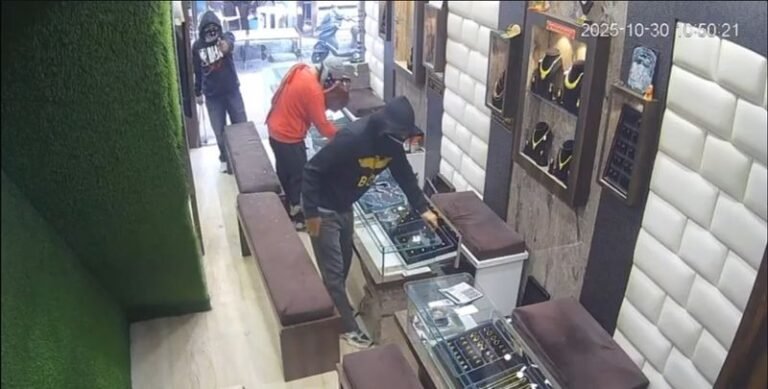 ਜਲੰਧਰ ’ਚ ਬੰਦੂਕ ਦੀ ਨੋਕ ’ਤੇ ਸੁਨਿਆਰੇ ਦੀ ਦੁਕਾਨ ’ਚ ਲੁੱਟ-ਖੋਹ